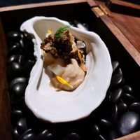Plato de Servir Orgánico Blanco TESSWANG con Borde Esculpido para Restaurantes de Alta Cocina, Vajilla al por Mayor para Catering