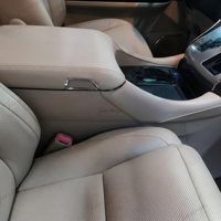 Boîte d'accoudoir de console centrale pour Toyota Alphard Vellfire séries 20 et 30 (2008-2015) avec chargeur USB, porte-gobelet et organisateur de rangement
