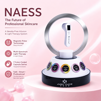 Appareil professionnel d'infusion magnétique pour soins de beauté, non invasif, pour le visage, avec capsules d'extraits végétaux, en plastique, UE/Royaume-Uni