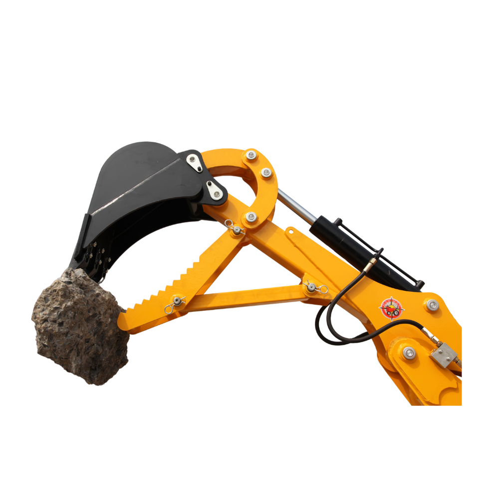 Tractor Excavator Tractor Rear Mounted Backhoe with Hyrdaulic Side ...