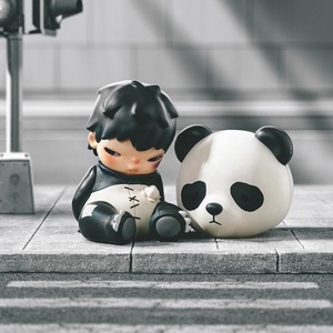 En popüler Hirono bebek Panda şekil asansör serisi çocuklar için sevimli PVC aksiyon figürleri hediye doğum günü hediyesi - Product Image 4