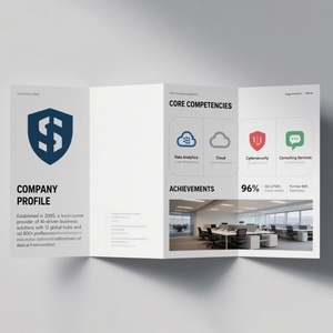 Custom Eco-Friendly Double-Sided DL Flyer Cardboard Brochure for Business Promotion Advertising Printed with Eco Paper - Product Image 2