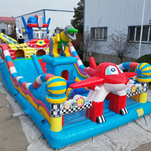 Château gonflable de grande taille en PVC personnalisé Château gonflable de requin pour enfants et centre commercial - Product Image 1