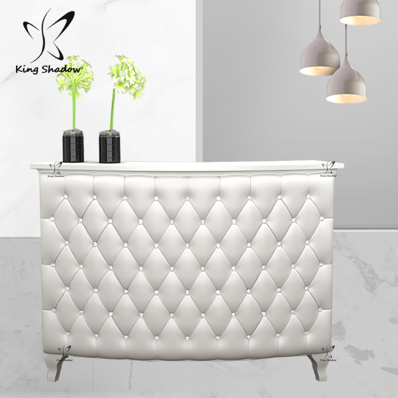 Стойка регистрации для маникюрного салона в европейском стиле, белая стойка для салона, стойка для салона