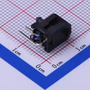 X3025WR-2x01-46SN Wire-to-Board Pin Header Bent Lead Through Hole,P=3mm Connector 2x1P 3mm Right Angle Insert 2P - Product Image 2