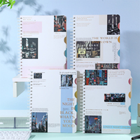 Carnet B5 avec logo personnalisé Cahier de revue à impression personnalisée Planificateur à spirale personnalisé Cahier de journal