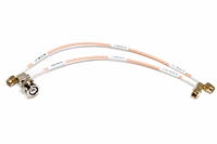 Connecteur BNC mâle vers coaxial avec excellente conductivité et faible résistance de contact, assemblage de câble connecteur mâle à angle droit