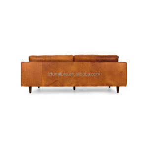 Factory Custom <b>Hotel</b> Lobby Chesterfield <b>Sofas</b> 4-Seater Velvet Deep Tufted Metal Legs Modern Commercial Living Room Furniture - Product Image 5