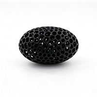Balle anti-stress creuse imprimée en 3D, maille géométrique, à remontée lente, jouet sensoriel de thérapie manuelle pour soulager l'anxiété, haute précision