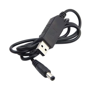 Câble adaptateur d'alimentation USB vers DC 5,5 2,1 mm pour routeur, bande lumineuse LED, convertisseur 9V 12V - Product Image 3