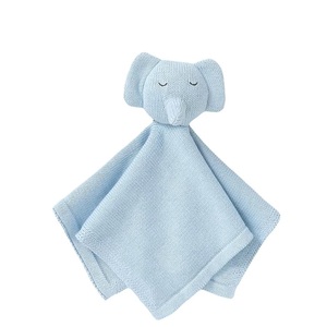 <span class=keywords><strong>Couverture</strong></span> de sécurité en coton biologique 100% tricotée, serviette douce en forme d'animal <span class=keywords><strong>panda</strong></span> et <span class=keywords><strong>couverture</strong></span> réconfortante, cadeaux apaisants pour nouveau-né - Product Image 1