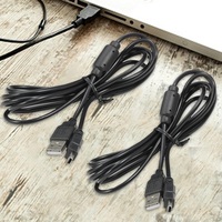 6ft Mini 5 broches USB câble de charge cordon de synchronisation de données chargeur fil pour contrôleur sans fil Playstation 3 PS3