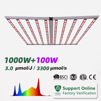 Lampu LED Strip Tumbuh Tanaman Spektrum Penuh UV IR Dua Saluran yang Dapat Diredupkan untuk Dalam Ruangan dengan Lm301b Lm301h LM281b