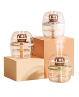 Diffuseur d'aromathérapie ultrasonique rechargeable grande capacité, humidificateur intelligent multi-buses pour voitures et maison, garantie 1 an