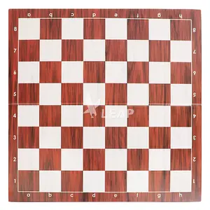 Индивидуальный логотип 51 см x 51 см 20-дюймовая Складная шахматная доска из ПВХ Складная шахматная доска из деревянного зерна
