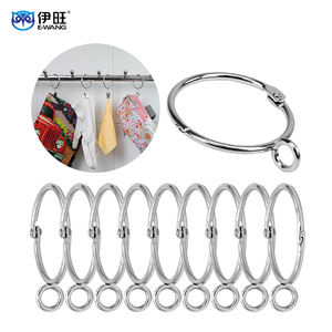 Durable Stainless Steel <b>Curtain</b> Ring with Eyelet Anti-Rust Smooth Glide Drapery Ring <b>for</b> Home - Product Image 1