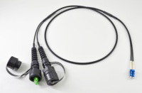 Konektor Kabel Patch Fiber Optik Tahan Air IP67 Outdoor G657A1 LSZH ODVA LC SC MPO untuk Peralatan Telekomunikasi RRU BBU