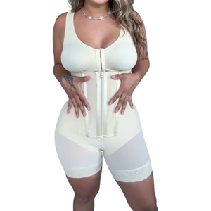 Faja Colombiana de Alta Compresión para Liposucción, Postoperatoria, Moldea la Figura, Aplana el <span class=keywords><strong>Abdomen</strong></span>, Levanta Glúteos, con Varillas - Product Image 4