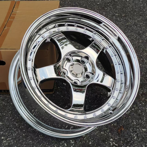ล้อแม็กซ์โครเมียมขอบลึก รุ่นใหม่ 18-24 นิ้ว S1 5x114.3/120/100/112 ผลิตจากอะลูมิเนียมฟอร์จ สำหรับรถยนต์นั่งส่วนบุคคล ขนาด 8.5J-10.5J - Product Image 1