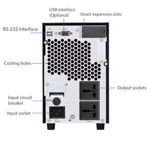1-10K VA عالية التردد مدخل واحد إخراج واحد نوع برج إخراج واحد ثلاثة عبر الإنترنت UPS - Product Image 5