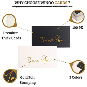 Cartes de visite personnalisées de haute qualité avec impression de logo et votre propre design, cartes de remerciement pour le marketing des petites entreprises, imprimées par votre imprimeur - Product Image 2