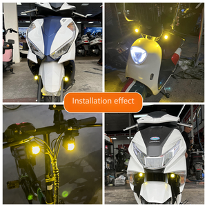 공장 직접 도매 슈퍼 밝은 DC 12-90v 모터 스쿠터 액세서리 Led 오토바이 헤드 라이트 전구 헤드 램프 - Product Image 5