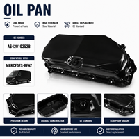 Coppa dell'Olio Motore Professionale per Mercedes-Benz, Codice OE A6420102528, Design a Flusso Ottimale, con Deflettori per Stabilità, in Alluminio Pressofuso Resistente