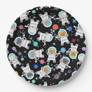 Ensemble d'assiettes en papier jetables personnalisées Microstar assiettes de fête tasses serviettes ensembles ensemble de vaisselle de fête Kits de fournitures de fête assiettes - Product Image 5