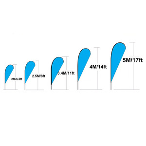 Banderas y pancartas promocionales de plumas <span class=keywords><strong>personalizadas</strong></span> Bandera de lágrima de playa Banner de publicidad al aire libre - Product Image 5