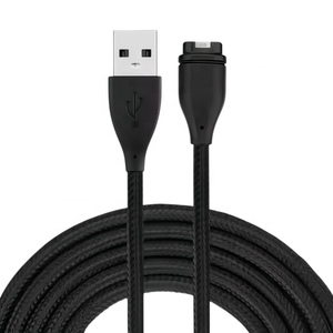 Cargador USB de Nailon para Relojes <span class=keywords><strong>Garmin</strong></span> Instinct/Venu 2/<span class=keywords><strong>Vivoactive</strong></span> <span class=keywords><strong>3</strong></span>/Fenix7/Fenix5/Forerunner 55/Quatix 6/Vivomove <span class=keywords><strong>3</strong></span>, <span class=keywords><strong>Cable</strong></span> de <span class=keywords><strong>Carga</strong></span> - Product Image 3