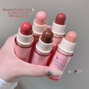 Barra de Colorete Ligera y Mate de Estilo Vegano Coreano, con Color Natural, Vitalidad y Larga Duración, Maquillaje Facial al por Mayor - Product Image 4