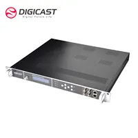 Modulator H.264 Encoder HD Hingga 24 Saluran Ke Digital RF untuk Sistem Siaran TV Digital Solusi IPTV Modulator DVB-T