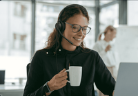 Casque filaire USB Yealink UH48 avec 4 microphones, réduction de bruit d'appel IA, USB-C+USB-A, haut-parleur à diaphragme de 43 mm et ANC
