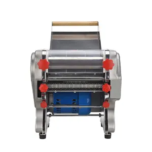 Thương Mại Rolling Noodle Máy Ép Tiếng Ồn Thấp Mì Cắt Cutter Máy Dễ Dàng Để Làm Sạch Trung Quốc Noodle Making Machine