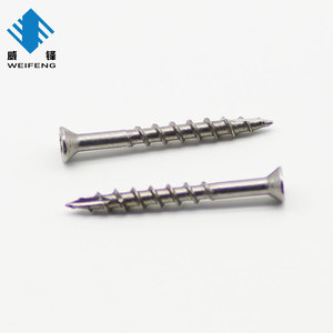 Tornillo para aglomerado de acero inoxidable con cabeza avellanada Torx y punta de 17 puntos - Product Image 2