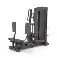Appareil de musculation professionnel à sélection de poids pour l'entraînement des membres inférieurs : Hip Thrust, Multi Hip Abduction, Split Squat, Deadlift, Équipement de gym pour les jambes et les fessiers