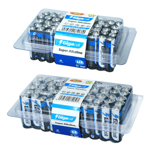 Pin mẫu miễn phí 1.5V <span class=keywords><strong>AA</strong></span> cỡ LR6, pin kiềm siêu mạnh, nhãn hiệu riêng OEM cho đèn pin, điều khiển từ xa - Product Image 1