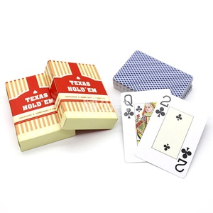 Nouvelles cartes de poker du Texas, cartes larges, grands caractères, résistantes à l'usure, imperméables, personnalisables, logo imprimable, cartes en plastique - Product Image 4