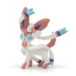 หุ่นจำลองแอคชั่นทำจากพีวีซีของ Sylveon Eevee glaceon Meowth meowth mew piplup Solgaleo zeraora - Product Image 2
