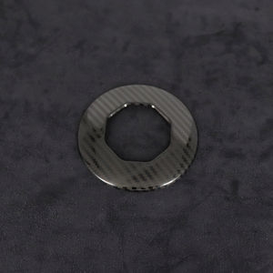 Tcart ที่หุ้มพวงมาลัย3ชิ้น, คาร์บอนไฟเบอร์อุปกรณ์ตกแต่งรถยนต์สำหรับ MG6มก. <span class=keywords><strong>ZS</strong></span> <span class=keywords><strong>EV</strong></span> HS MG5 ezs 2018 2019 2020 <span class=keywords><strong>2021</strong></span> - Product Image 4