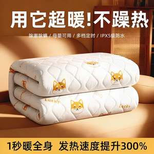 Manta Eléctrica Little Fox, Tamaño Doble, Calentamiento Rápido, 5 Niveles, Uso en Dormitorio y Hogar - Product Image 2