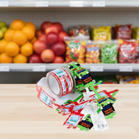 Étiquettes personnalisées en rouleau pour produits frais de la ferme : légumes, fruits, viande – Idéales pour l'affichage en magasin
