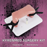 Modèle de formation d'anastomose intestinale KyrenMed avec clip de support de modèle de suture pour la pratique des sciences médicales de la chirurgie laparoscopique