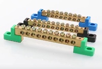 Barre de liaison neutre en laiton Zero Earth Link avec vis, barre de connexion, borniers, barre en laiton pour appareillage électrique et tableaux de distribution