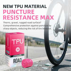 CYCLAMI Camera d'Aria Ultraleggera in TPU da 30g per Bici da Strada 700C 45/65/85mm, Accessori per Ciclismo - Product Image 3