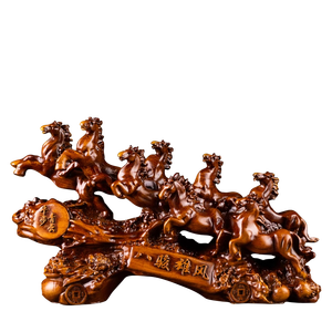 Tám nhựa Ngựa đồ trang trí thủ công mỹ nghệ động vật trang trí nhà phòng khách văn phòng Tủ rượu lối vào tủ TV Bàn cà phê - Product Image 2