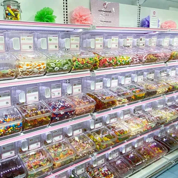 13L grain nuts container bulk food bins candy bins for supermarket ...