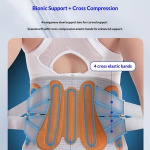 <span class=keywords><strong>Ceinture</strong></span> de protection lombaire de qualité médicale, approuvée par la FDA, avec chauffage et massage, personnalisable, en fibre de polyester, modèle MDY-W041, pour la course à pied et les sports - Product Image 2