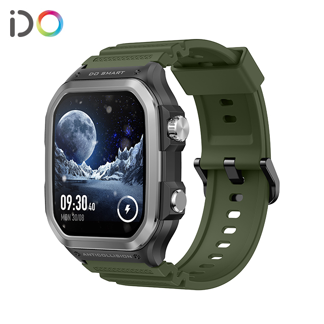 GPS Sport Smart Watch TFT-LCD 5ATM Waterproof BT Call Heart Rate Monitor/ Blood Oxygen Monitor/Sleep Analysis