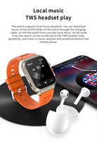 A70 Neue Sport-Smartwatch IP68 Wasserdicht KI-Sprachassistent Herzfrequenz-Fitness-Tracker Android BT-Anrufe Musik Anrufannahme
